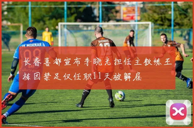 长春喜都宣布李晓光担任主教练王栋因禁足仅任职11天被解雇
